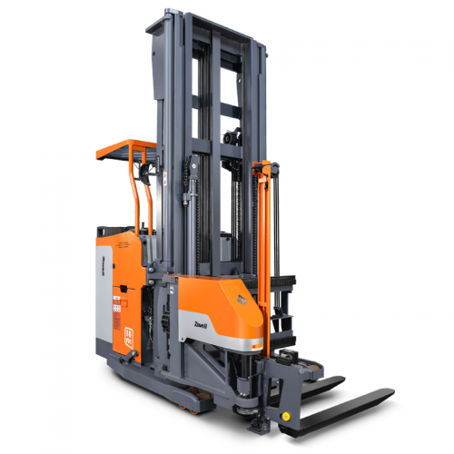 Standing-on three-way Forklift